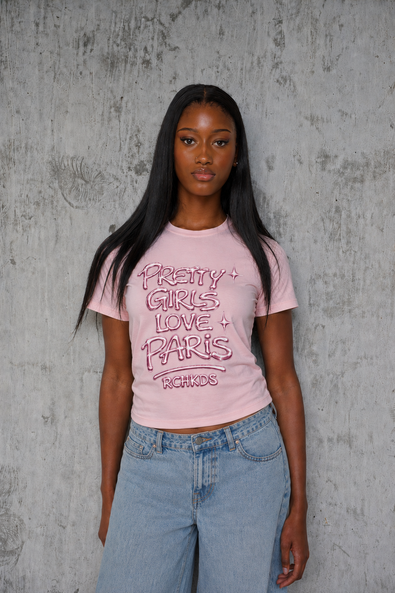 PRETTY GIRLS LOVE PARIS BABY TEE
