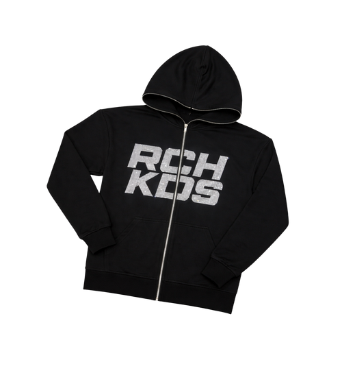 Black RCHKDS Rhinestone Hoodie