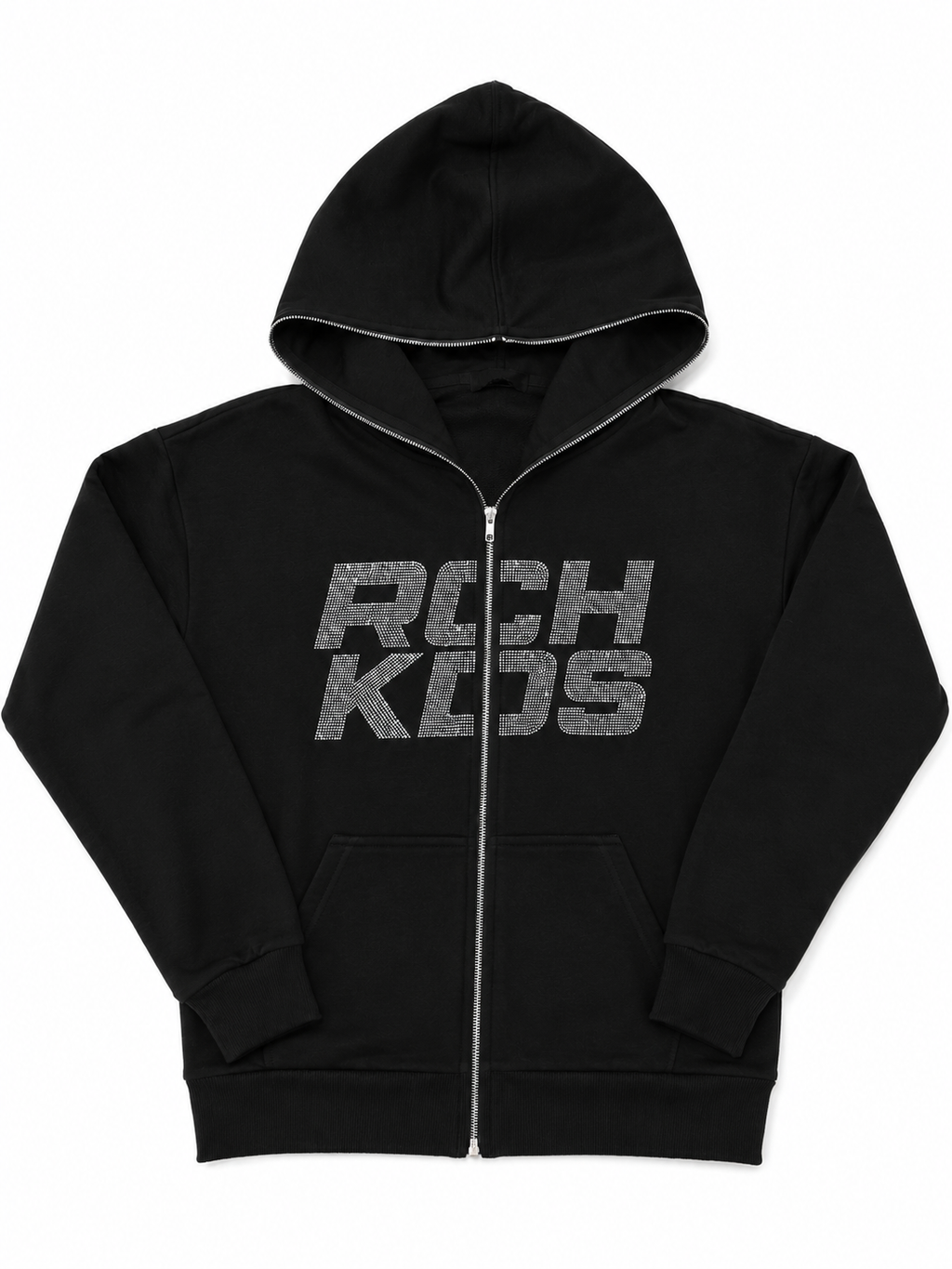 Black RCHKDS Rhinestone Hoodie