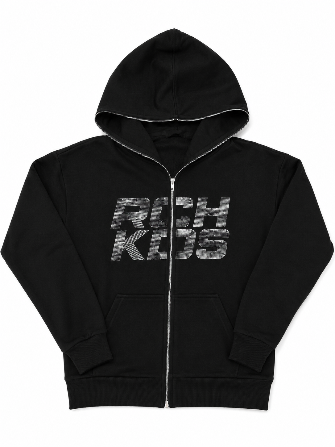 Black RCHKDS Rhinestone Hoodie