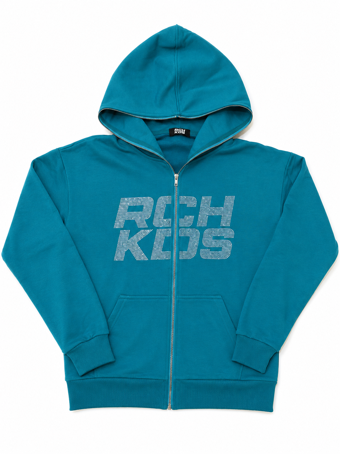 Blue RCHKDS Rhinestone Hoodie